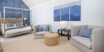 Spacious bedroom with sitting area